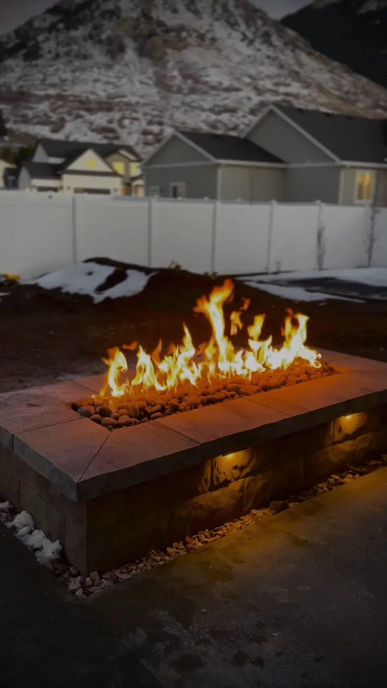 Gas fire pits